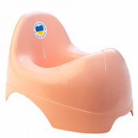 Горшок пластиковий детский "Бамбино" 25*36*22см абрикосовий Алеана