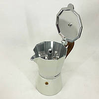 Гейзер для кави Magio MG-1008, Кавник гейзерний, Гейзерна кавоварка AZ-575 для індукції