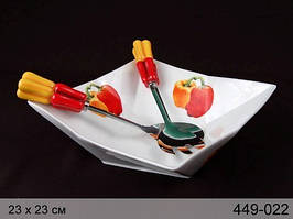 Салатники з ложкою