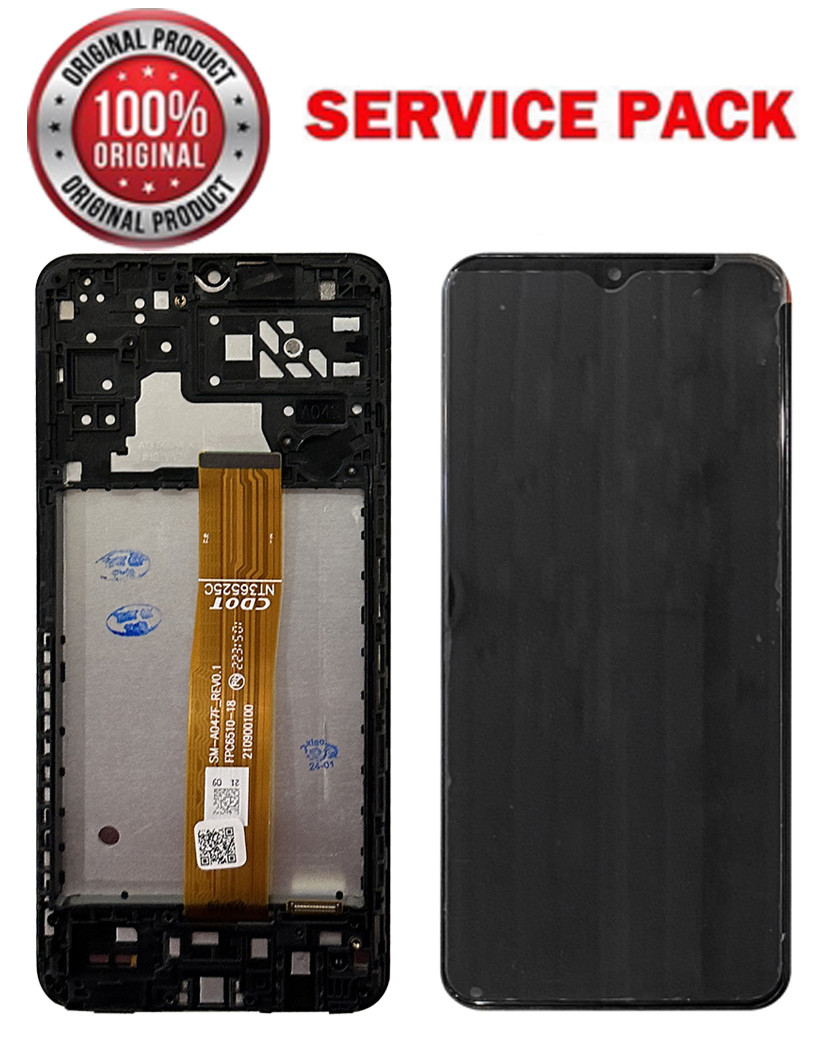 Дисплейний модуль (екран) для Samsung A04s (A047), Оригінал У рамці 100% SERVICE PACK