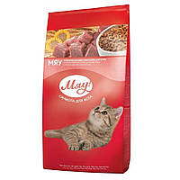 Сухой корм Мяу! для взрослых кошек, индейка и садовая трава 11 кг