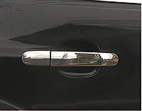 Накладки на ручки (4 шт., нерж.) OmsaLine - Итальянская нержавейка для Ford Focus II 2005-2008 гг
