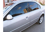 Наружняя окантовка стекол (4 шт, нерж.) для Ford Mondeo 2000-2007 гг