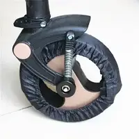 Чехол для колес прогулочной колясок и тростей диаметр 17 - 20 см. на липучке. Плащевка.