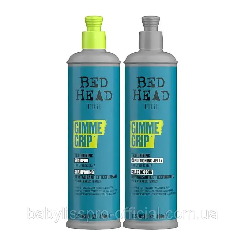 Набір TiGi Bed Head Gimme Grip текстуруючі шампунь та кондиціонер 2х400 мл
