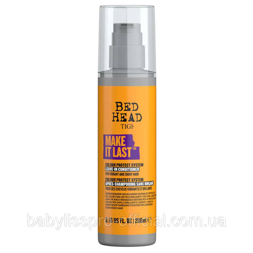 Незмивний спрей-кондиціонер Tigi Bed Head Make It Last Color Protect System 200мл