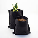 Тканинні горщики для розсади Grow Bag 400-600 мл (0,6 л) — діаметр 8 см, фото 3
