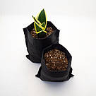Тканинні горщики для розсади Grow Bag 400-600 мл (0,6 л) — діаметр 8 см, фото 6