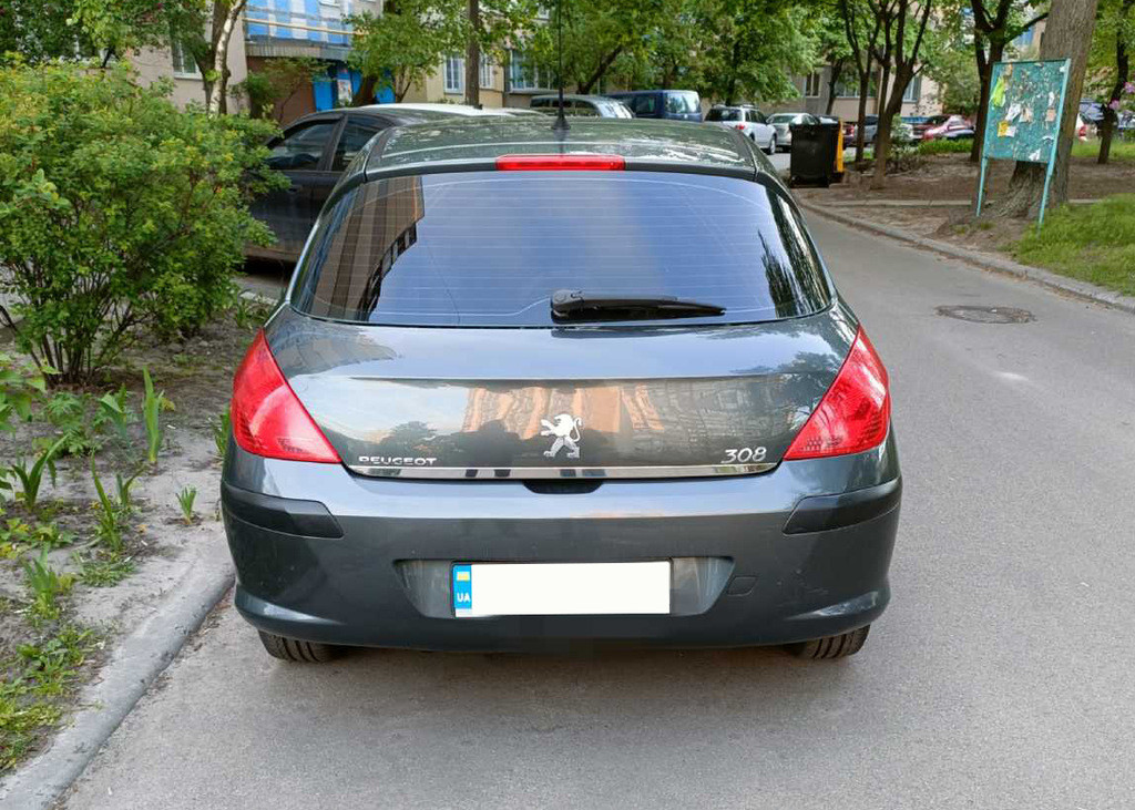 Кромка багажника (нерж.) для Peugeot 308 2007-2013 гг - фото 1 - id-p2111185638