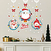 Новорічні наклейки на вікна, стіни, самоклеючі 3d наклейки. Різдво, фото 3