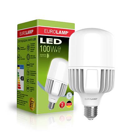 Світлодіодна лампа високопотужна Eurolamp 100W Е40 6500K LED-HP-100406, фото 2