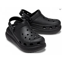 Кроксы Crocs Crush Platform Black (Чорні)