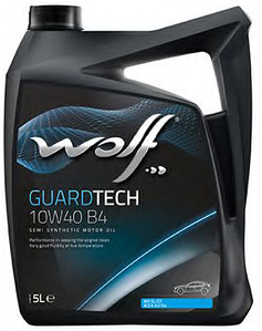 Масло WOLF OIL Guardtech 10W40 B4 5л