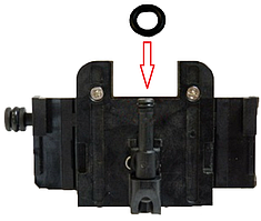 J-004 Гумовий ущільнювач у вхідний раз'єм робочого блоку, Jura, Krups, AEG