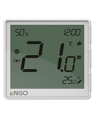 ENGO EONE230W - Інтернет-термостат прихованого монтажу ZigBee 3.0, жив. 230В (білий), фото 1