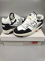 Кроссовки Нью Баланс New Balance 550 White Black Rain Cloud