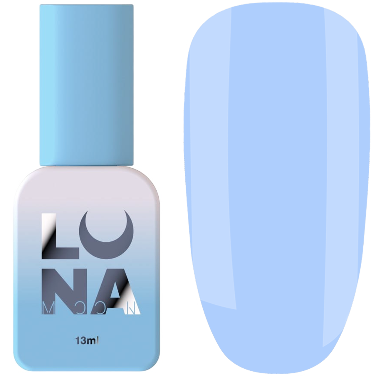 Гель-лак LUNAmoon Color №48, 13 мл блакитний