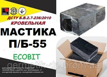 Мастика П/Б-55 Ecobit ДСТУ Б.В.2.7-236:2010 бітума гідроізоляційна