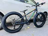 Підлітковий велосипед для бездоріжжя Crosser Fat Bike 24" Shimano 7 швидкостей рама 13" дискові гальма