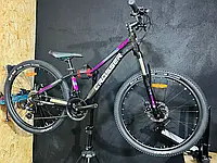 Горный велосипед с низкой рамой для девочек Girl 26" рама алюминий 13", SHIMANO, дисковые тормоза REPUTE