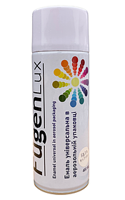Фарба аерозольна емаль Fügenlux біла матова 400 мл (А0048651)