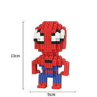 Конструктор-головоломка в виде куклы Человека Паука 498 деталей для сборки Красный (sv36389)