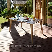 Стол садовый уличный Allibert Lima 160 ( Keter Lima Table ) стол пластиковый для сада Keter