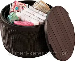 Садова скриня CIRCA RATTAN 140 Л коричнева ( Keter )