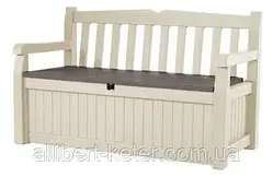 Садова скриня-лава EDEN GARDEN BENCH бежевий-коричневий (Keter)