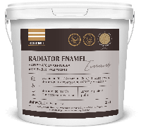 Акриловая эмаль для радиаторов Kolorit Radiator Enamel (КОЛОРИТ РАДИАТОР ЭНАМЕЛЬ) полуматовая 0,9л