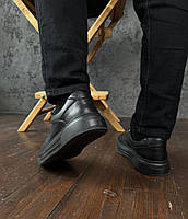 Чоловіче чорне шкіряне взуття сезон весна - осінь Niagara_brand 3962, фото 3