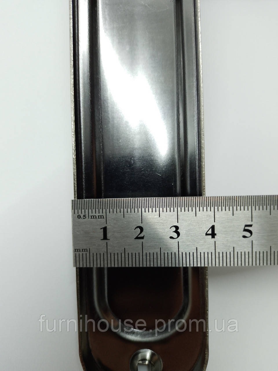 Дверная межкомнатная ручка на заглушенной планке 85mm N Bravo KUT AB, Imperial - фото 4 - id-p1755912378