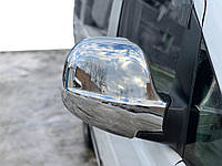 Накладки на зеркала Vito 2004-2010 (2 шт) Carmos - Турецкая сталь для Mercedes Vito W639