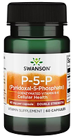 Витамин B6 Swanson P-5-P 40 мг (60 капсул)