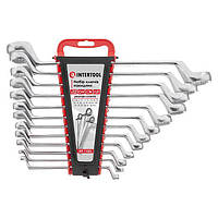 Набір ключів накидних 12 од., 6-32 мм, Cr-V INTERTOOL HT-1103