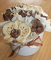 Шоколадний букет квіти з шоколаду оригінальний подарунок sk2