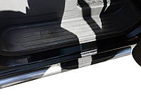 Накладки на пороги DDU (4 шт, ABS, мат) для Peugeot Partner Tepee 2008-2018 гг