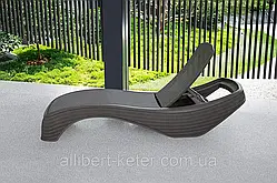 Шезлонг Keter Atlantic Sun Lounger зі штучного ротанга