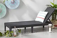 Шезлонг Allibert Jaipur Sun Lounger из искусственного ротанга