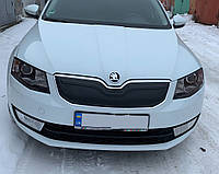 Зимняя накладка на решетку (2013-2017) Матовая для Skoda Octavia III A7