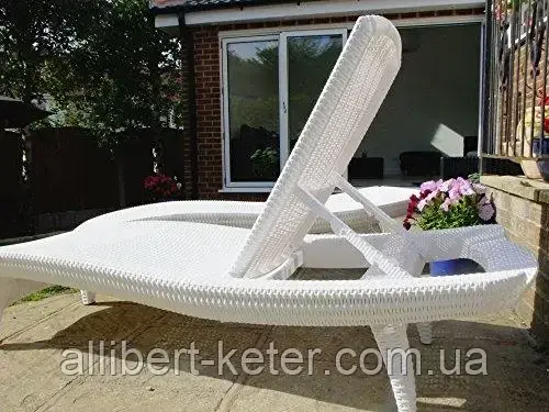 Шезлонг Keter Pacific Sun Lounger 2 Pack из искусственного ротанга - фото 9 - id-p2111209284