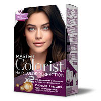 Краска для волос Master Colorist 3.0 Темно-коричневый Ливеста 2x50 мл+2x50 мл+10 мл