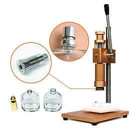 Верстат для завальцювання (обтиску) парфумерного флакона (обжимний закупорювання машина)