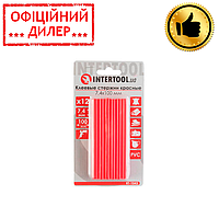 Комплект стрижнів клейових червоних 7,4 мм * 100 мм, 12 шт. INTERTOOL RT-1043 STP