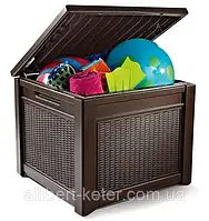 Стол - сундук, чулан для хранения Keter Cube Rattan Storage Box 208 L ( Keter Storage Box )