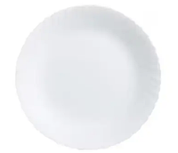 Тарелка обеденная Luminarc стеклокерамическая Feston Plain 250мм P4082