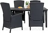 Комплект садових меблів Allibert Vermont Futura Dining Set ( Keter Vermont with Futura Set ) для дому, саду, фото 3