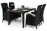 Комплект садових меблів Allibert Vermont Futura Dining Set ( Keter Vermont with Futura Set ) для дому, саду, фото 5