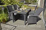 Комплект садових меблів Allibert Vermont Futura Dining Set ( Keter Vermont with Futura Set ) для дому, саду, фото 9