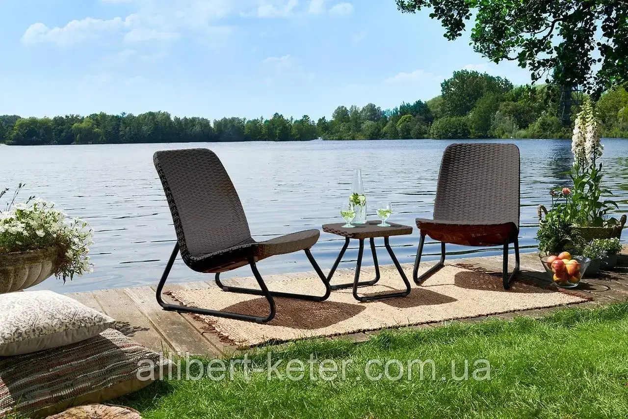 Комплект садових меблів Keter Rio Patio Lounge Set ( Keter Rio Patio Set ) для будинку, саду, тераси, балкони